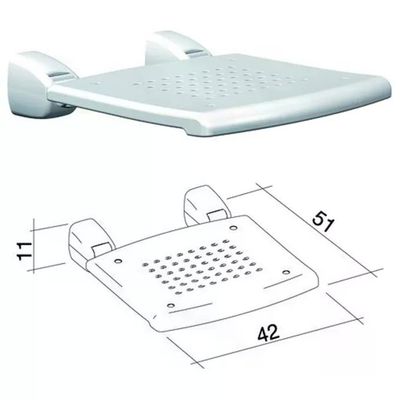 VIGOR-BLINKY K Design PRWSPPBX Sedile ribaltabile da muro in polipropilene antiscivolo con supporti in VIGOR-BLINKY K Design PRWSPPBX Sedile ribaltabile da muro in polipropilene antiscivolo con supporti in