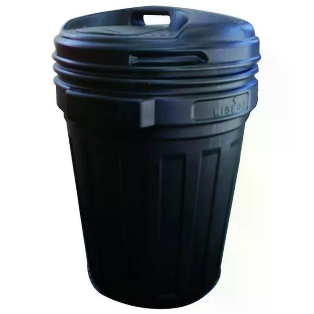 VIGOR-BLINKY Bidoni Immondizia Hdpe Nero Coperchio Vite Lt. 70 VIGOR-BLINKY Bidoni Immondizia Hdpe Nero Coperchio Vite Lt. 70