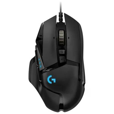 Logitech G502 HERO Mouse Gaming Sensore HERO 25K 25600 DPI RGB 11 Pulsanti Programmabili Pesi Regolabili Logitech G502 HERO Mouse Gaming Sensore HERO 25K 25600 DPI RGB 11 Pulsanti Programmabili Pesi Regolabili
