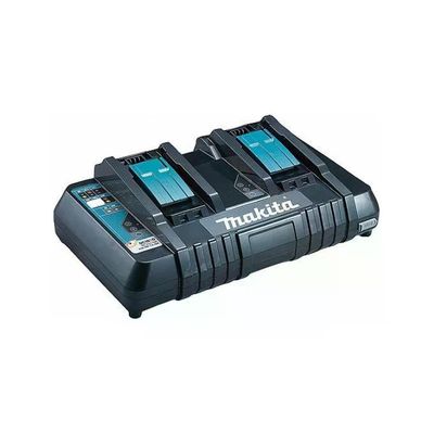 Makita DC18RD Caricabatterie Rapido Doppio per Batterie Li