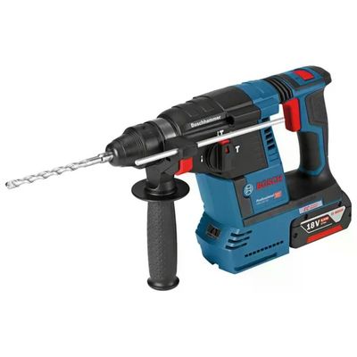 Bosch 0 611 909 001 GBH 18V-26 Martello Perforatore a Batteria 18 V 2,6 J 890 rpm colore Nero Blu Rosso Bosch 0 611 909 001 GBH 18V-26 Martello Perforatore a Batteria 18 V 2,6 J 890 rpm colore Nero Blu Rosso