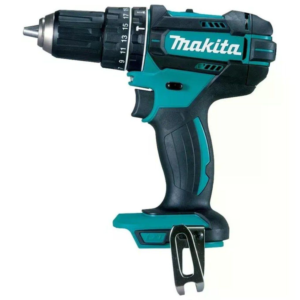 Makita DHP482Z Trapano Avvitatore a Percussione 18V 62 Nm Mandrino Senza Chiave 13 mm Luce LED colore