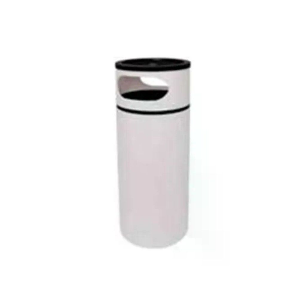 Giganplast GPS590970 Cigar Super Portacenere con Gettacarte Piatto Ignifugo Removibile 25x70 cm colore Bianco