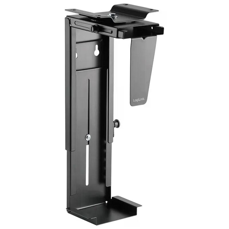 LogiLink EO0005 Supporto CPU da Tavolo e Parete Regolabile 360° Capacita' 10 Kg altezza 30-53