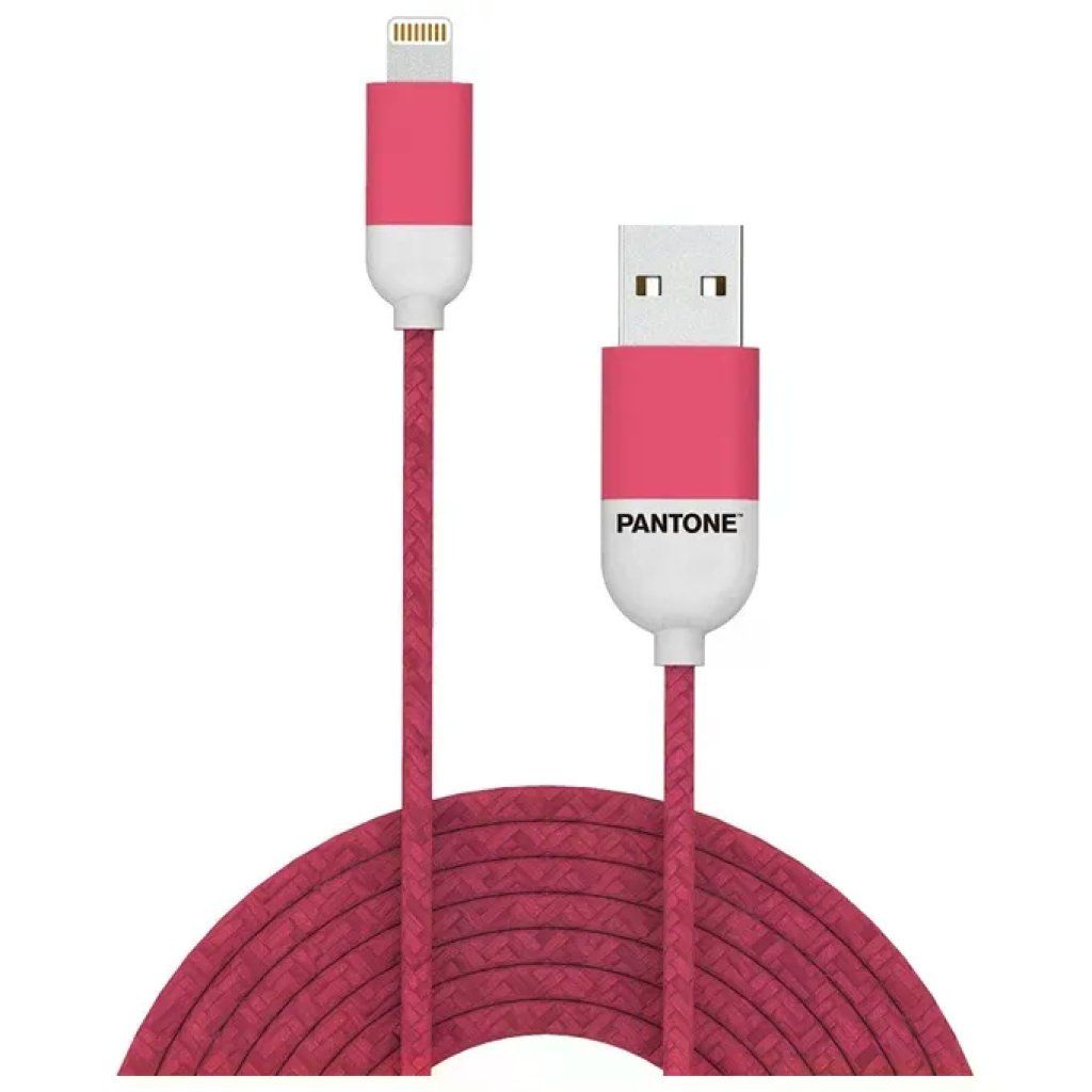 Pantone Cavo Lightning per iPhone Rosa 1.5mt Pantone Cavo Lightning per iPhone Rosa 1.5mt