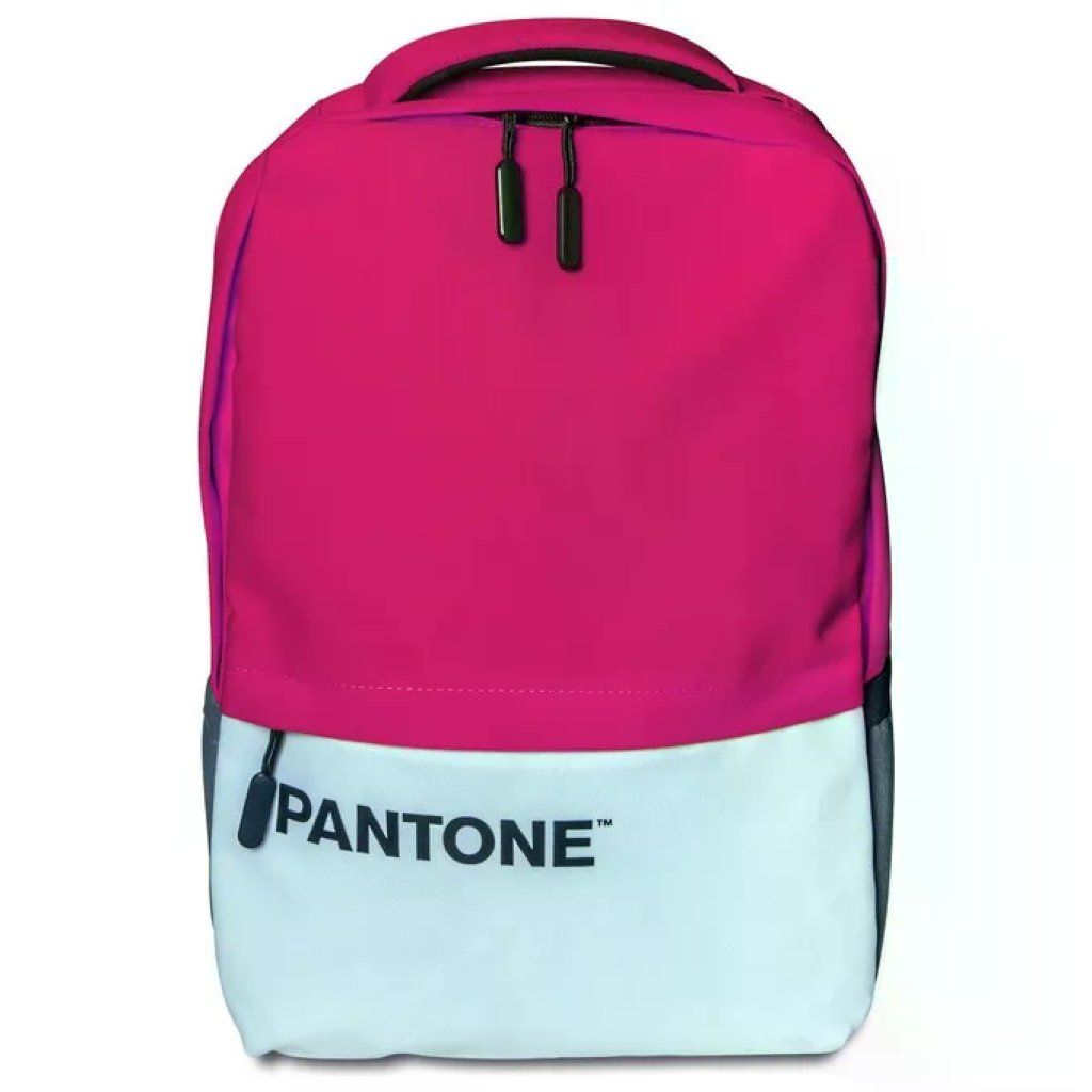 Pantone PT-BK198P Zaino per Notebook 15.6'' 3 Scomparti Interfaccia USB Porta PC colore Rosa