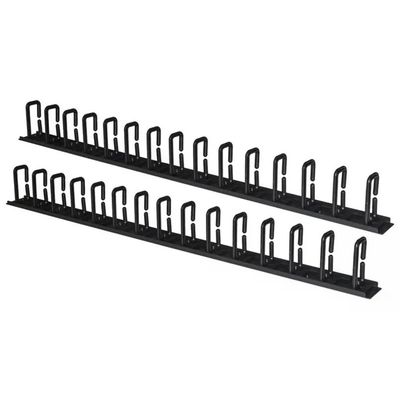 Link Accessori LKORG1UV Coppia Passacavi Verticali 1U 86.5 cm 15 Anelli ciascuno colore Nero