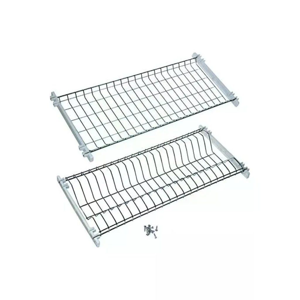 GENERICO Filtex 9660509 Scolapiatti Inox 18-8 2 Piani per Pensili con Supporti e Viti 86 cm colore Argento GENERICO Filtex 9660509 Scolapiatti Inox 18-8 2 Piani per Pensili con Supporti e Viti 86 cm colore Argento