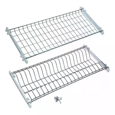 GENERICO Filtex 9660507 Scolapiatti in Acciaio Inox 18-8 con 2 Griglie per Pensile 76 cm colore Acciaio Inox