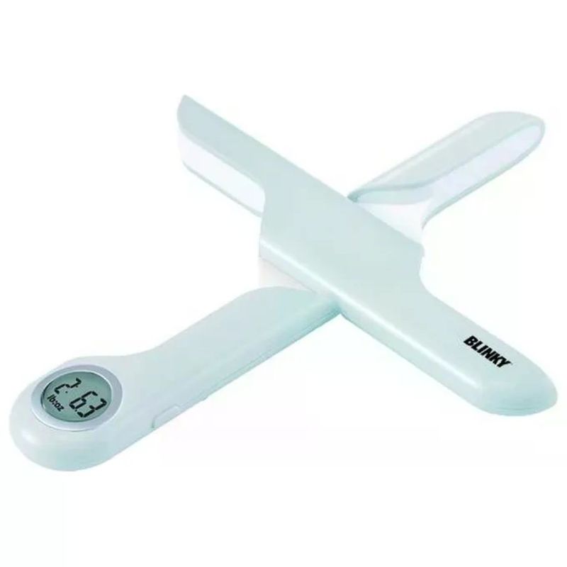 VIGOR-BLINKY Blinky Mina Bilancia Elettronica da Cucina Pieghevole Portata 5 Kg Divisione 1 g Funzione Tara Auto