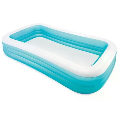 Intex 58484 Family Piscina Gonfiabile Rettangolare 3 Camere d'Aria 305x183x56 cm 1050 L colore Blu Intex 58484 Family Piscina Gonfiabile Rettangolare 3 Camere d'Aria 305x183x56 cm 1050 L colore Blu