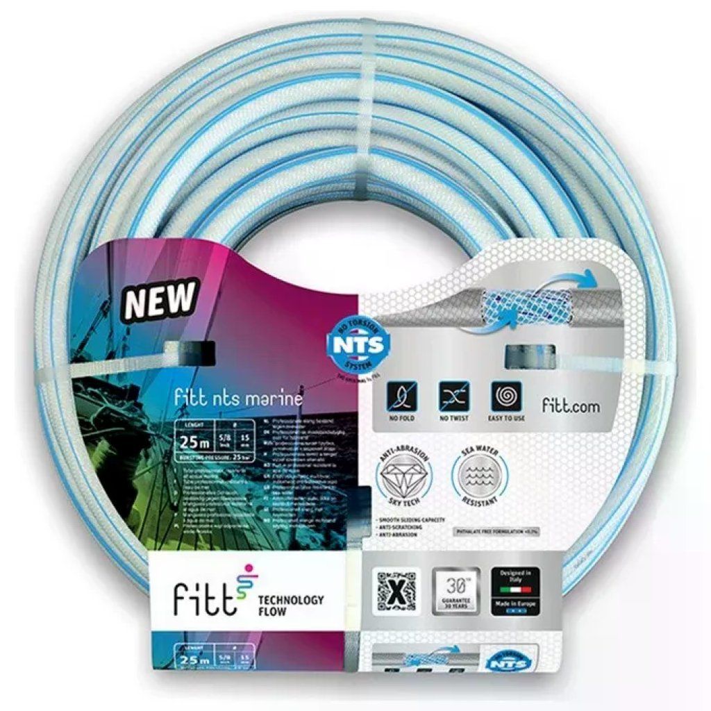 Fitt MARINE NTS Marine Tubo per Nautica 50 m 15 mm 6 strati anti Fitt MARINE NTS Marine Tubo per Nautica 50 m 15 mm 6 strati anti