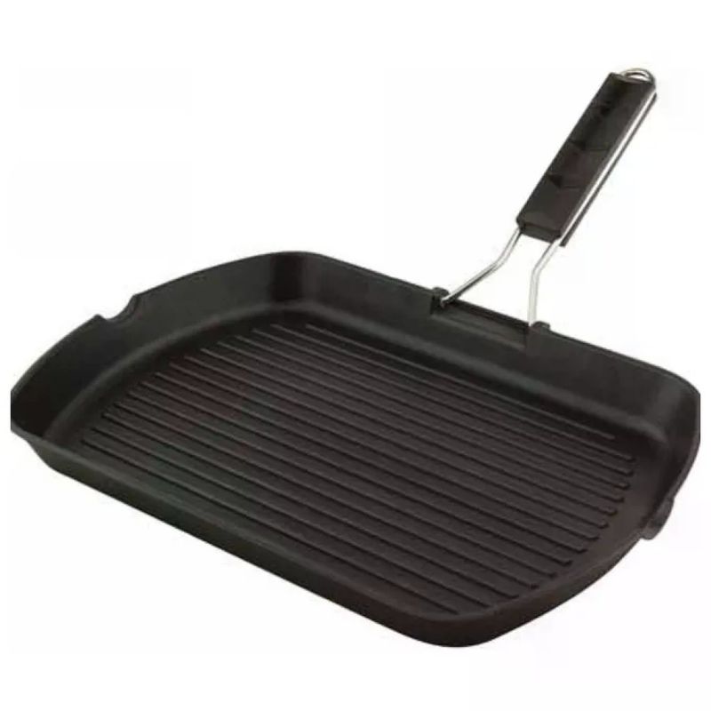 ILSA Bistecchiera Grill Antiaderente in Alluminio 25 x 35 cm