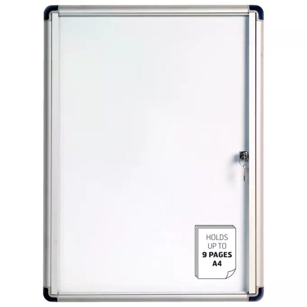 Bi-Office VT630109660 Enclore Budget Bacheca Magnetica 9xA4 con Serratura Cornice in Alluminio Acciaio Bi-Office VT630109660 Enclore Budget Bacheca Magnetica 9xA4 con Serratura Cornice in Alluminio Acciaio