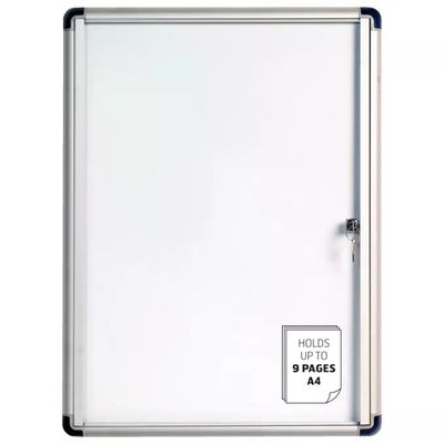 Bi-Office VT630109660 Enclore Budget Bacheca Magnetica 9xA4 con Serratura Cornice in Alluminio Acciaio Bi-Office VT630109660 Enclore Budget Bacheca Magnetica 9xA4 con Serratura Cornice in Alluminio Acciaio
