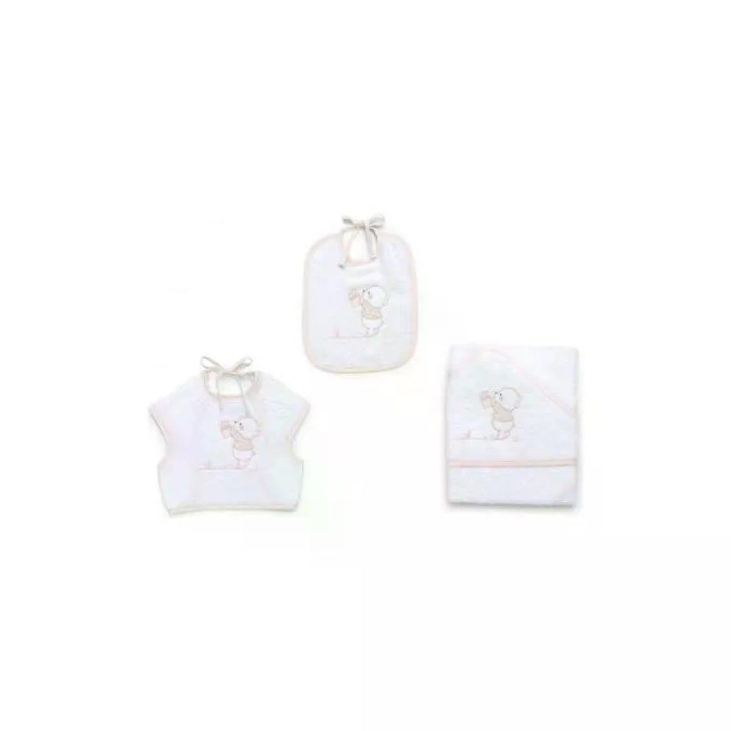Italbaby Set 3 Pezzi Spugna Bear Avorio Italbaby Set 3 Pezzi Spugna Bear Avorio