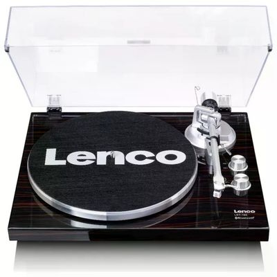 Lenco LBT-188WA Giradischi con Trasmissione a Cinghia Bluetooth USB 33 45 Giri Lenco LBT-188WA Giradischi con Trasmissione a Cinghia Bluetooth USB 33 45 Giri