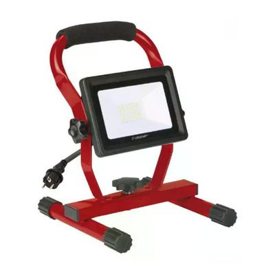 Velamp IS766 WAINGRO Proiettore da Cantiere 50 W 4000 lm IP65 6500 K Rosso