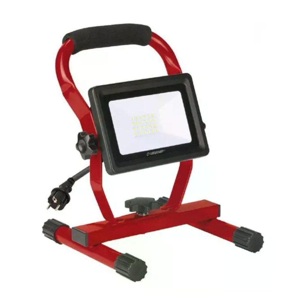 Velamp IS766 WAINGRO Proiettore LED da Cantiere 50 W, 4000 lm, IP65, 6500 K