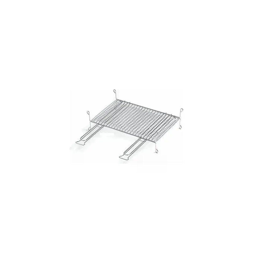 Ompagrill A14060 Graticola Doppia con Piedi per Barbecue Acciaio Cromato 40x60 cm colore Cromo Ompagrill A14060 Graticola Doppia con Piedi per Barbecue Acciaio Cromato 40x60 cm colore Cromo