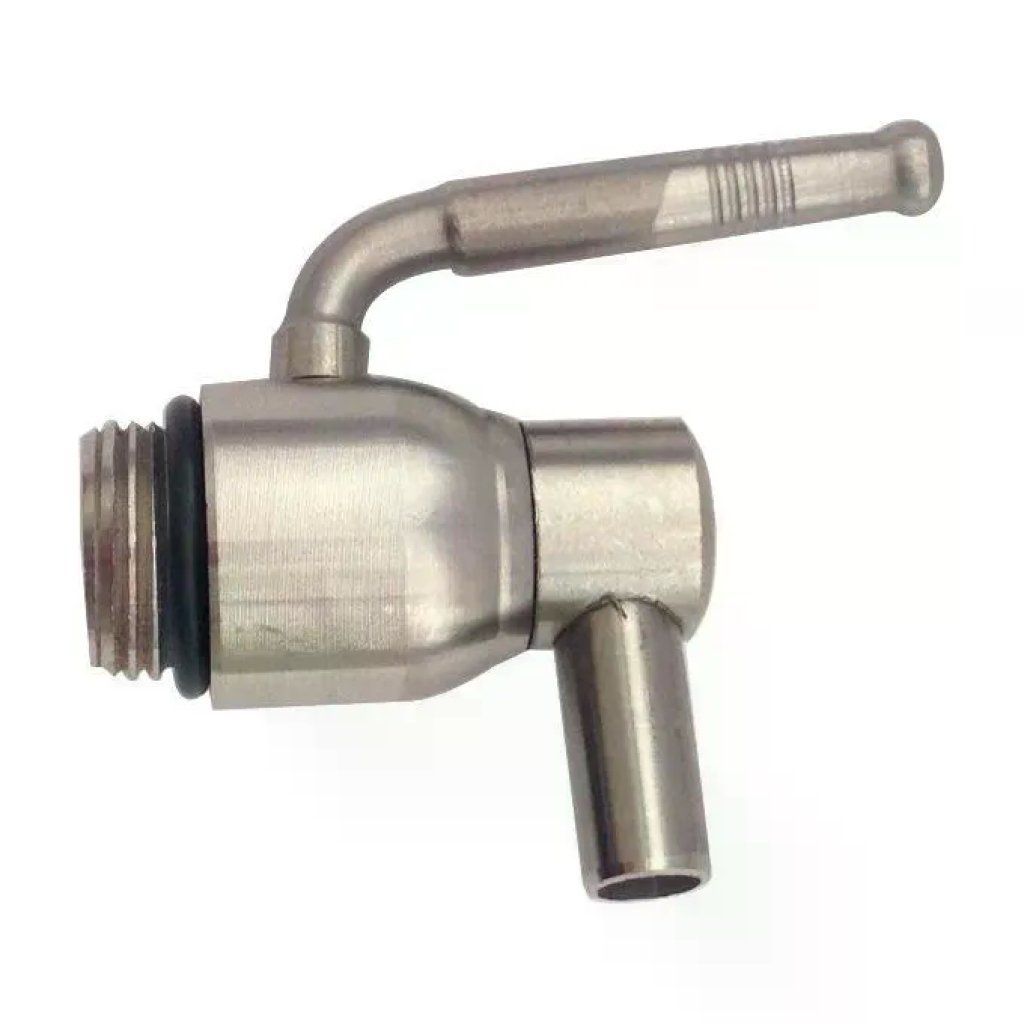 YEPPON Rubinetto Salvagoccia 1-2'' Inox Fis Fusto Alimenti