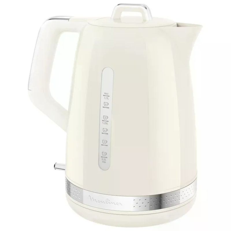 Moulinex Soleil BY320 – Bollitore elettrico 1,7 L, 2400 W, avorio Moulinex Soleil BY320 – Bollitore elettrico 1,7 L, 2400 W, avorio