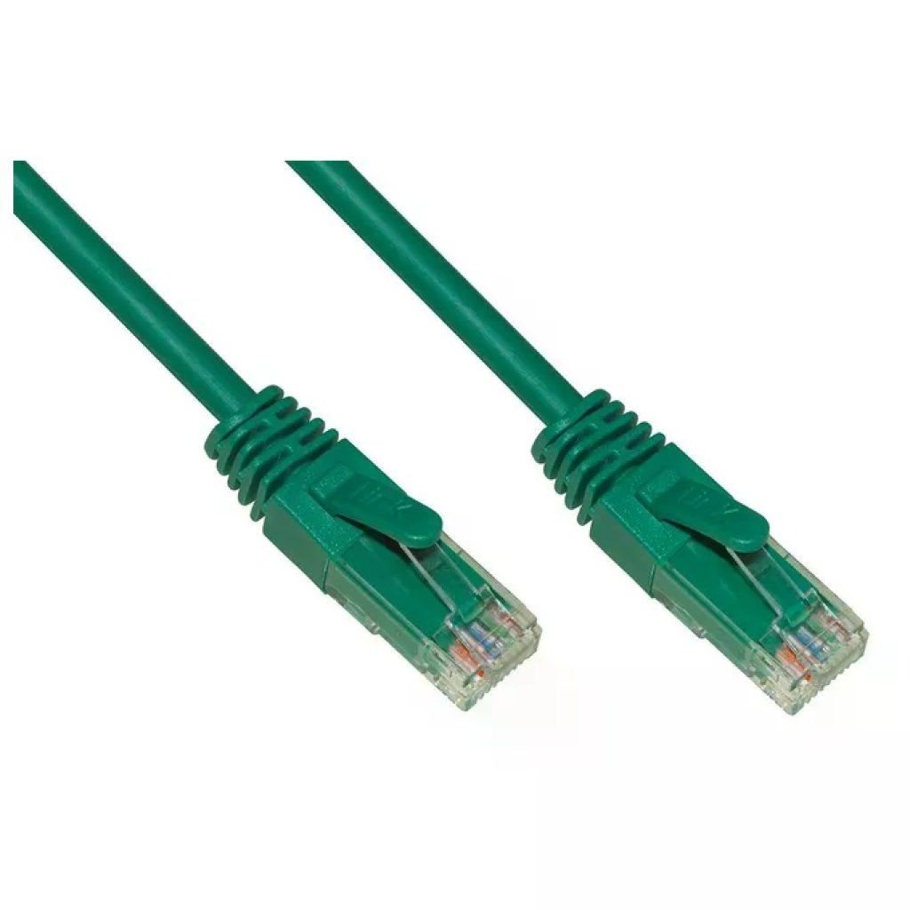 Link Cavo di Rete Categoria 6a Non Schermato Utp Awg24 Verde Halogenfree 15mt