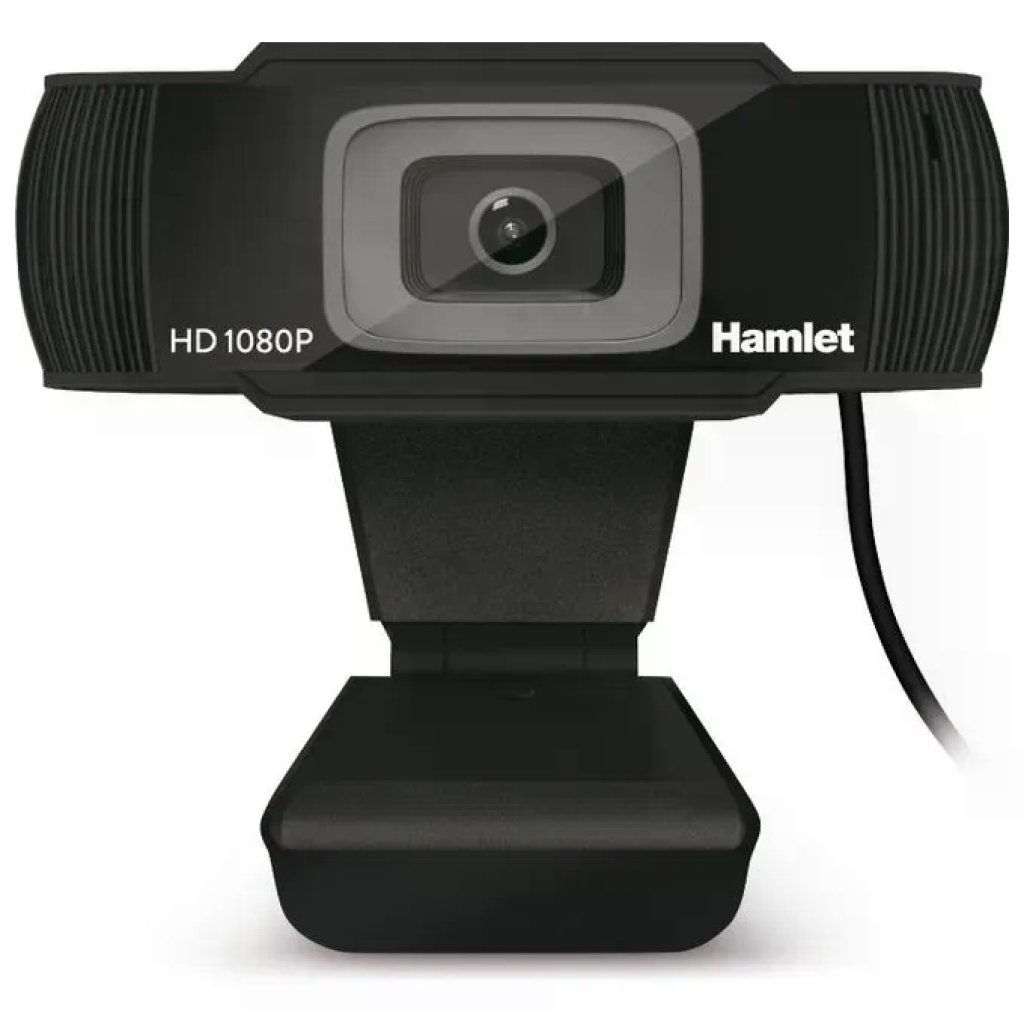 Hamlet HWCAM1080 Webcam 2MP 1920x1080 Pixel USB 2.0 Nero