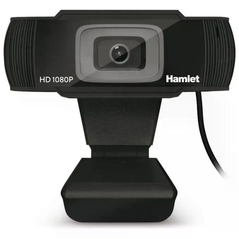 Hamlet HWCAM1080 Webcam 2MP 1920x1080 Pixel USB 2.0 Nero Hamlet HWCAM1080 Webcam 2MP 1920x1080 Pixel USB 2.0 Nero