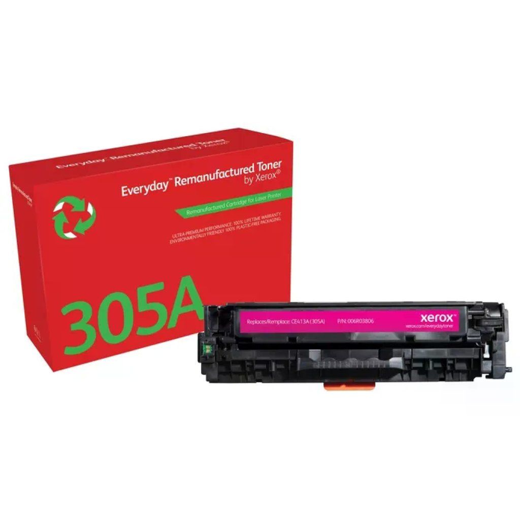 XEROX Toner Xerox Everyday Magenta compatibile HP 305A CE413A, 2.600 pagine XEROX Toner Xerox Everyday Magenta compatibile HP 305A CE413A, 2.600 pagine
