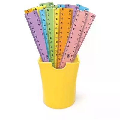 Lebez Barattolo 36 Pezzi Righelli 20cm Pastel