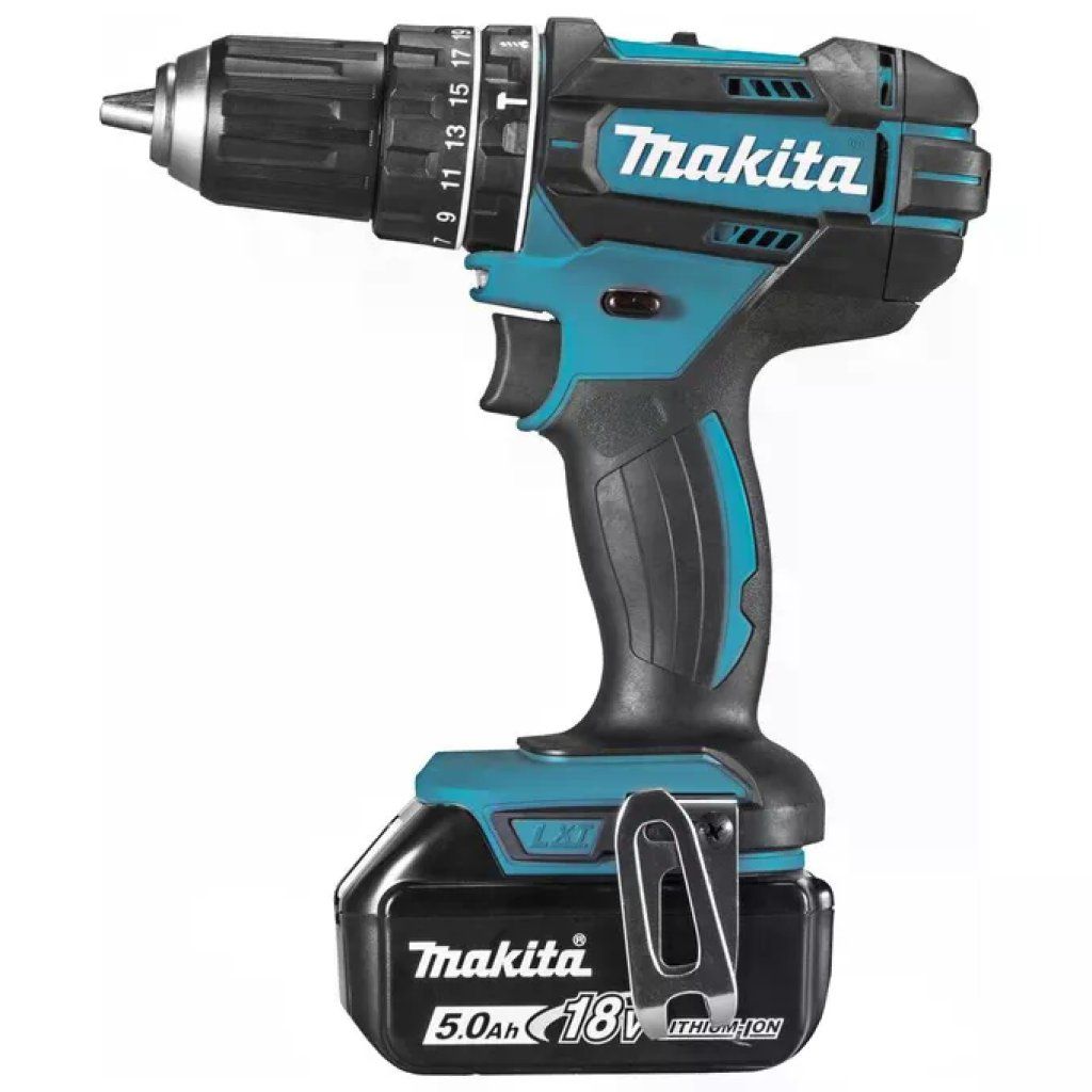 Makita DHP482RTJ Trapano avvitatore a percussione 18V 2 batterie 5.0Ah Li Makita DHP482RTJ Trapano avvitatore a percussione 18V 2 batterie 5.0Ah Li