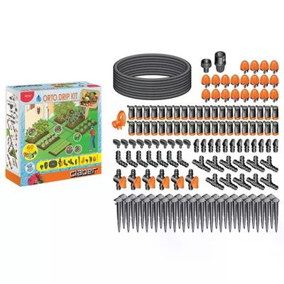 Claber 90767 Kit Irrigazione a Goccia Orto 25 m tubo collettore 60 piante 6 zone 40 gocciolatori Claber 90767 Kit Irrigazione a Goccia Orto 25 m tubo collettore 60 piante 6 zone 40 gocciolatori