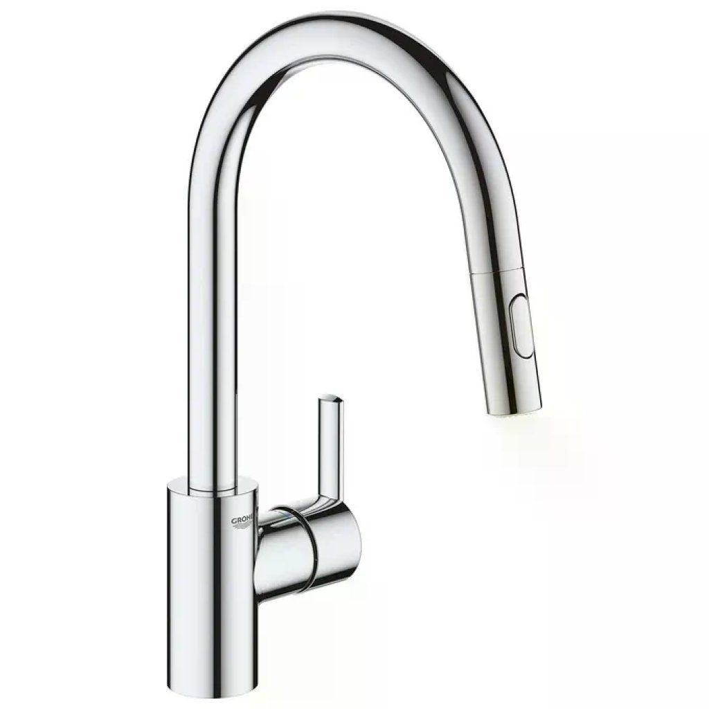 Grohe 31486001 Feel Miscelatore Monocomando Lavello Doccetta Estraibile 2 Getti Monoforo Bocca Girevole Grohe 31486001 Feel Miscelatore Monocomando Lavello Doccetta Estraibile 2 Getti Monoforo Bocca Girevole