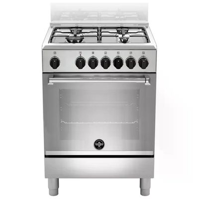 La Germania AMN664EXV Americana Cucina a Gas 4 Fuochi Forno Elettrico Multifunzione 56 L Classe A (60x60x85 cm La Germania AMN664EXV Americana Cucina a Gas 4 Fuochi Forno Elettrico Multifunzione 56 L Classe A (60x60x85 cm