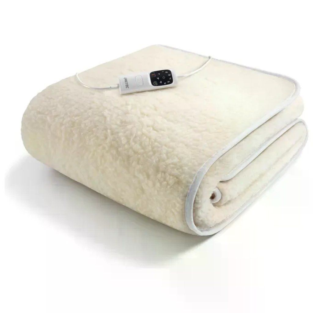 Imetec 16632 Adapto Scaldasonno Singolo 150x80 cm 150 W 6 Temperature Lana e Merino Antiscivolo colore