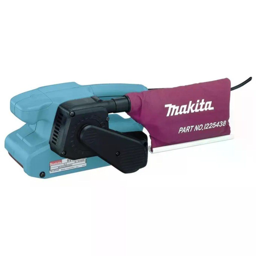 Makita 9911J Levigatrice a nastro 650 W velocita' variabile con valigetta Makpac colore Nero