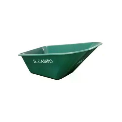 IL CAMPO 04320 Vasca in Plastica per Carriola Polipropilene Rinforzato 85 L colore Verde