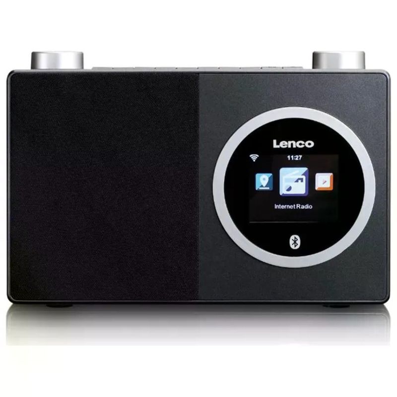 Lenco DIR-70BK Radio Internet Wi-Fi e Bluetooth, DAB+/FM, Nero