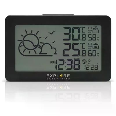 Explore Scientific WSH4002 Stazione Meteo Radio Controllata Termometro Igrometro Temperatura Umidita' Interno Explore Scientific WSH4002 Stazione Meteo Radio Controllata Termometro Igrometro Temperatura Umidita' Interno