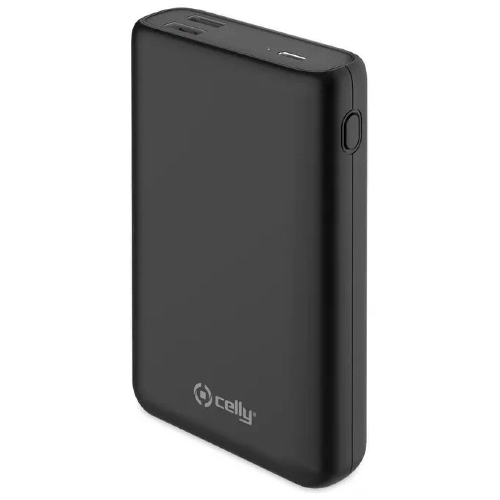 Celly PBPD45W15000BK Power Bank 15000 mAh con USB-C PD 45W e Quick Charge 3.0 colore Nero Celly PBPD45W15000BK Power Bank 15000 mAh con USB-C PD 45W e Quick Charge 3.0 colore Nero