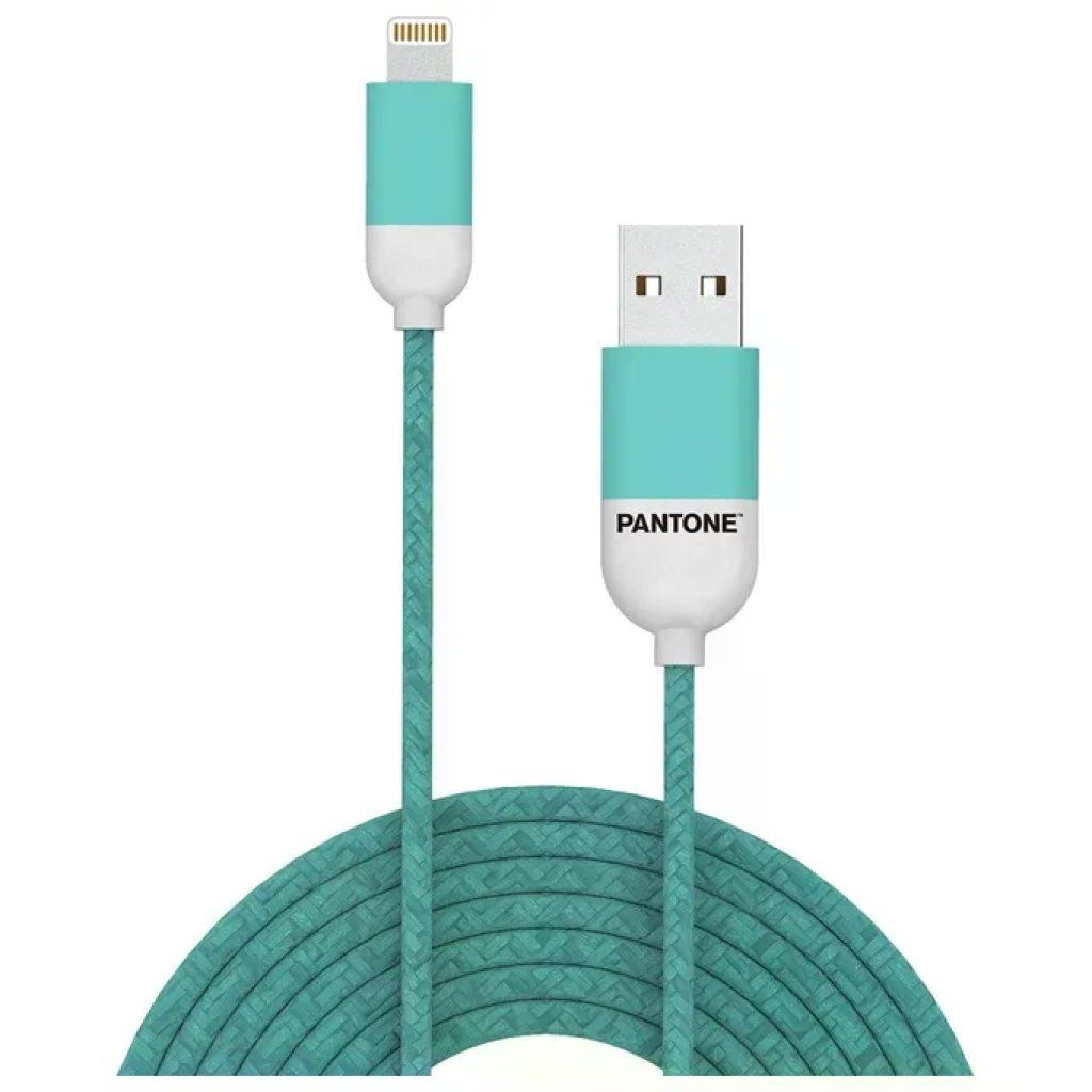 Pantone Cavo Lightning per iPhone Ciano 1.5mt Pantone Cavo Lightning per iPhone Ciano 1.5mt