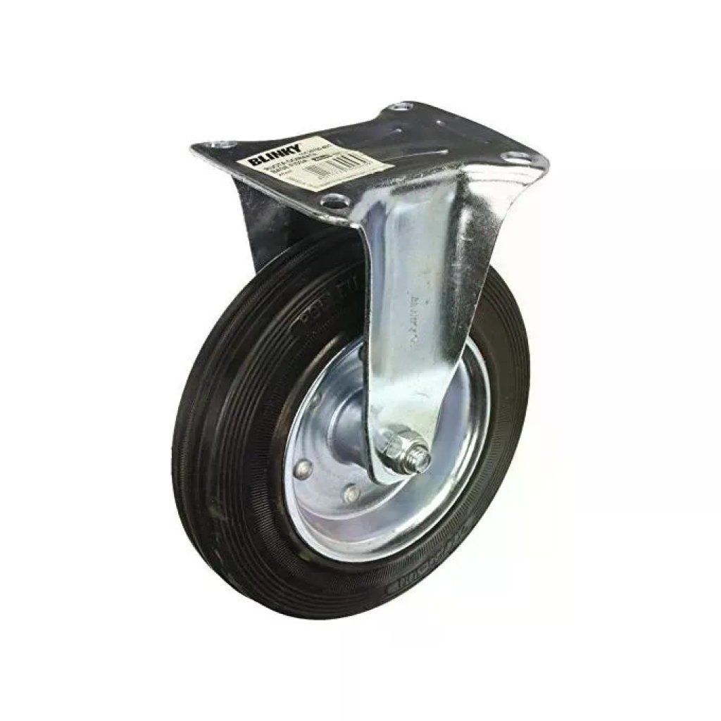 VIGOR-BLINKY Blinky Ruote Gommate Base Fissa 200X49Mm VIGOR-BLINKY Blinky Ruote Gommate Base Fissa 200X49Mm