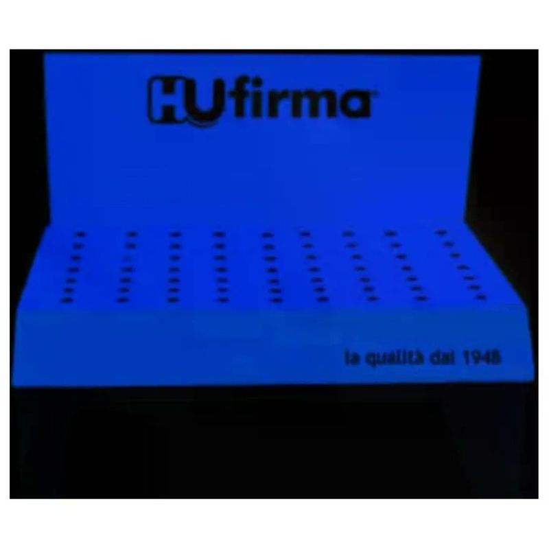 HU-FIRMA 1006165 Expo Cacciaviti Vuoto da 63 Pezzi tipo Piatto colore Blu