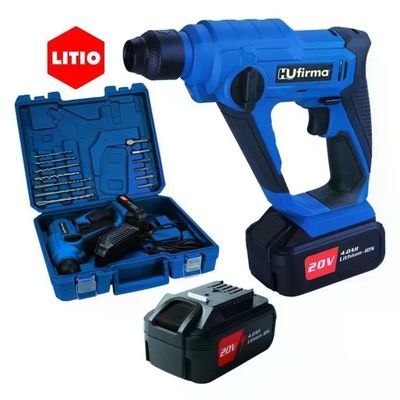HU-FIRMA 9011810 HU-TS20-LI Trapano tassellatore cordless 20V 4Ah 2 batterie SDS-PLUS 1 1 J 0