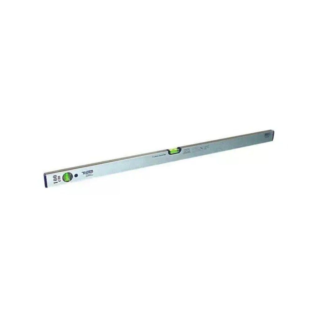 Triuso 1006324 Livello in Alluminio con 2 Fialde 1500 mm colore Nero