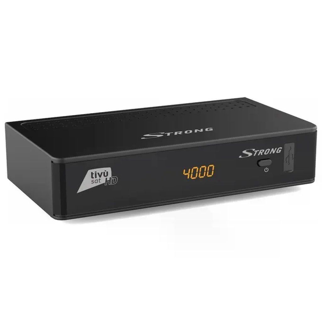 Strong SRT 7807 Decoder Satellitare Tivu'sat Full HD DVB-S2 DVB-T2 HDMI SCART LAN Wi