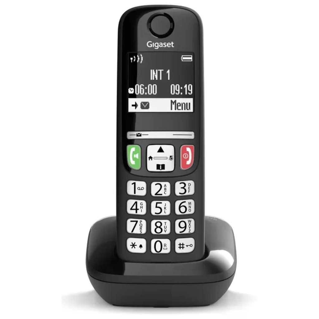 Gigaset S30852H2816K131 E270 Telefono Cordless DECT Senior Vivavoce Tasti Grandi Display 2'' Rubrica 100