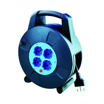VIGOR-BLINKY Vigor 35290-20 Avvolgicavo 4 prese Schuko-bipasso 20 m con disgiuntore di sicurezza colore Nero VIGOR-BLINKY Vigor 35290-20 Avvolgicavo 4 prese Schuko-bipasso 20 m con disgiuntore di sicurezza colore Nero