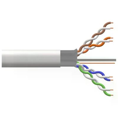 Link LK305F6CC Cavo di Rete Solido Schermato FTP Categoria 6 Matassa 305 m CCA AWG23 Guaina PVC CPR Link LK305F6CC Cavo di Rete Solido Schermato FTP Categoria 6 Matassa 305 m CCA AWG23 Guaina PVC CPR